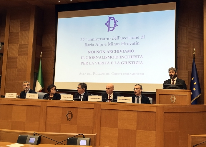 Alpi e Hrovatin, la commemorazione alla Camera dei Deputati