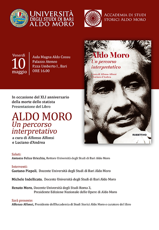 Bari, “Aldo Moro. Un percorso interpretativo”