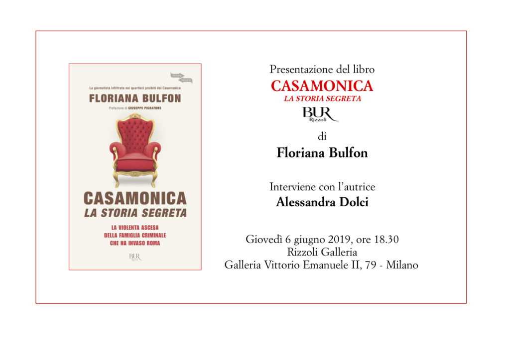 Milano 6 giugno, “Casamonica. La storia segreta”