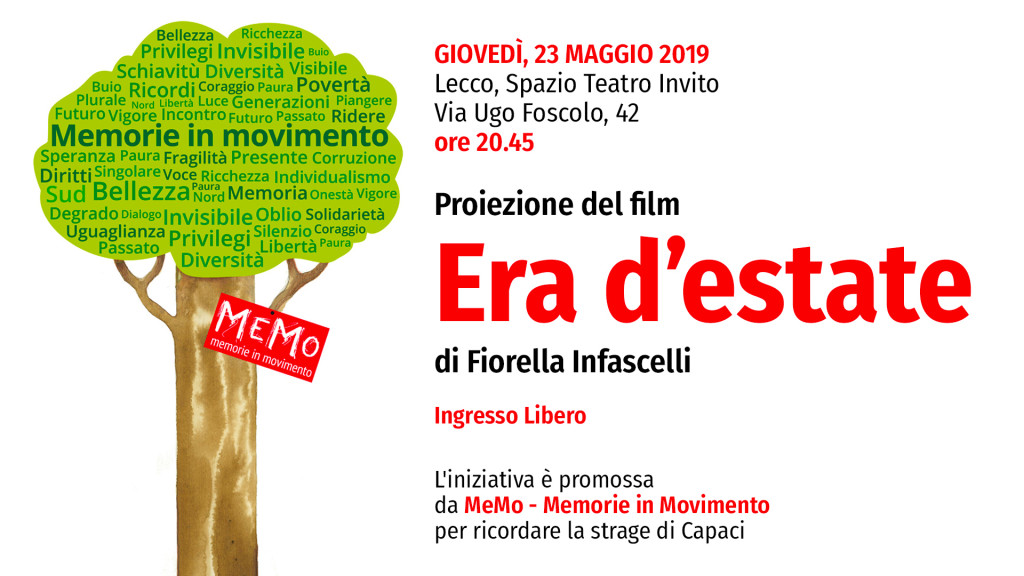 Lecco 23 maggio, “Era d’estate” con MeMo