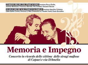 concerto memoria e impegno