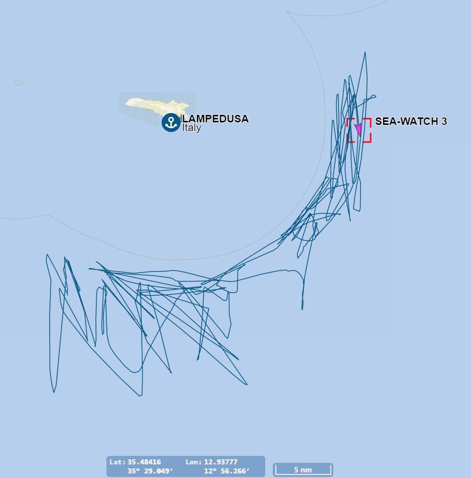 Sea Watch 3. Così neanche in galera