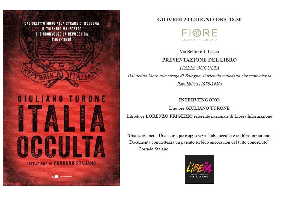 “Italia occulta”, Lecco 20 giugno