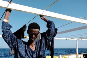 Tesfalidet-Tesfom-al-momento-dello-sbarco