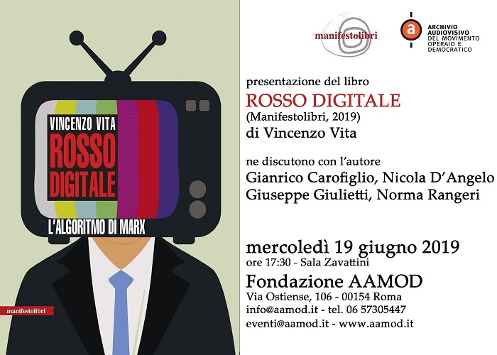 “Rosso digitale”, il 19 giugno a Roma