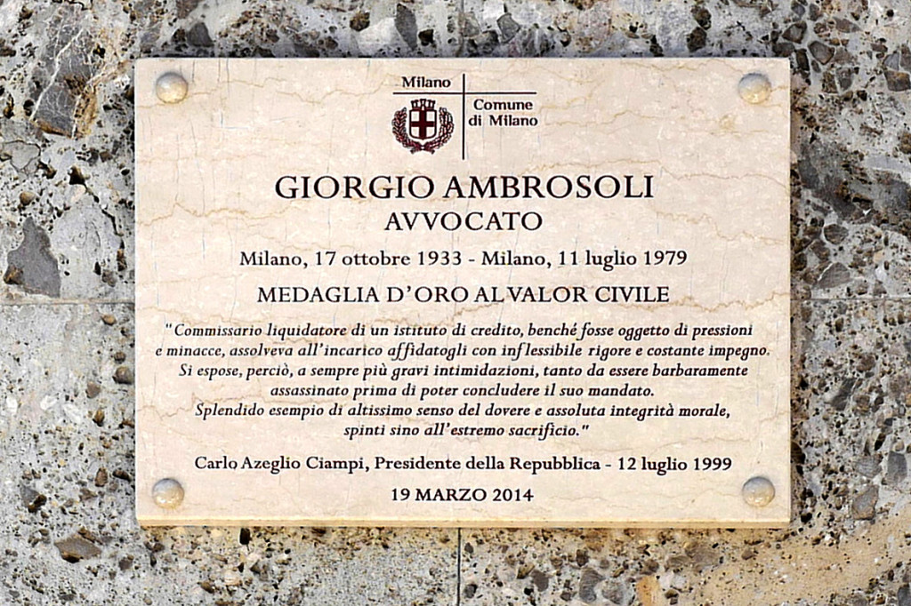 Ambrosoli, passaggio di testimone alle nuove generazioni