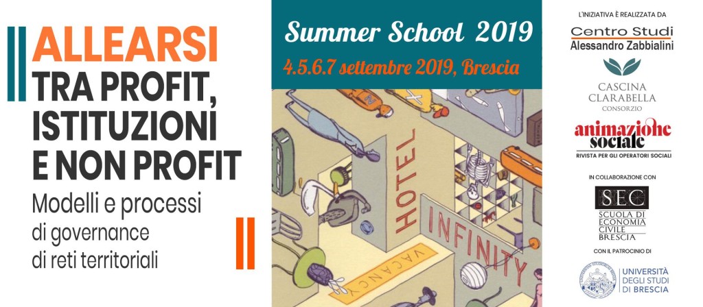 Summer School Animazione Sociale, Brescia 4/7 settembre