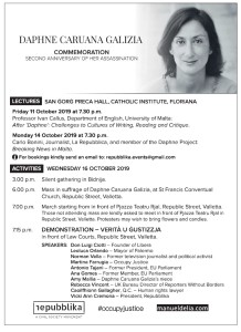 Malta due anni senza Daphne