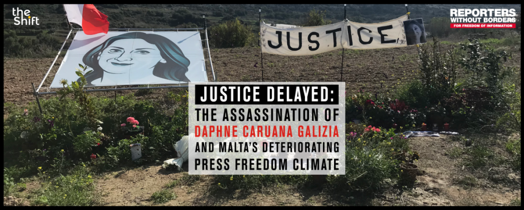 The assassination of Daphne Caruana Galizia and Malta’s deteriorating press freedom climate