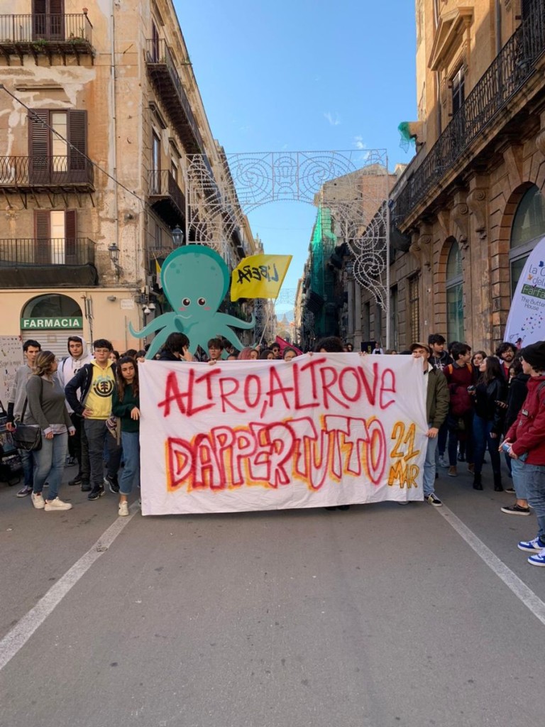 Palermo, gli studenti si mobilitano verso il 21 marzo