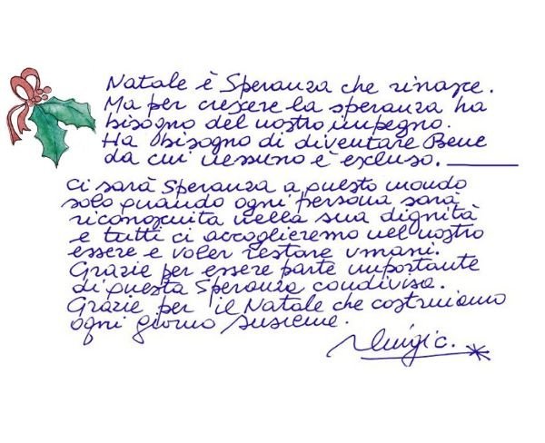 Gli auguri di Buon Natale di don Luigi Ciotti