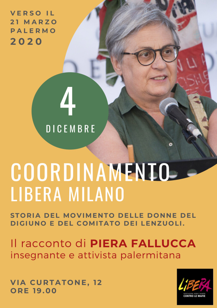 Milano 4 dicembre, Le donne del digiuno e il comitato dei lenzuoli di Palermo