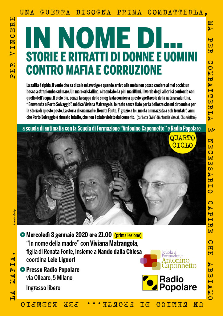 Milano 8 gennaio, “In nome della madre”