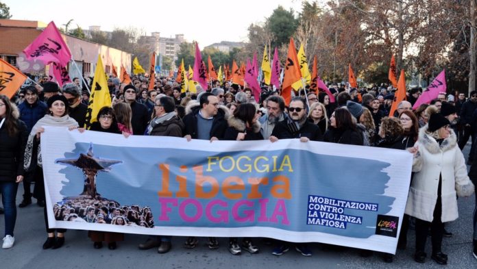 L’Assostampa Puglia alla manifestazione antimafia di Foggia