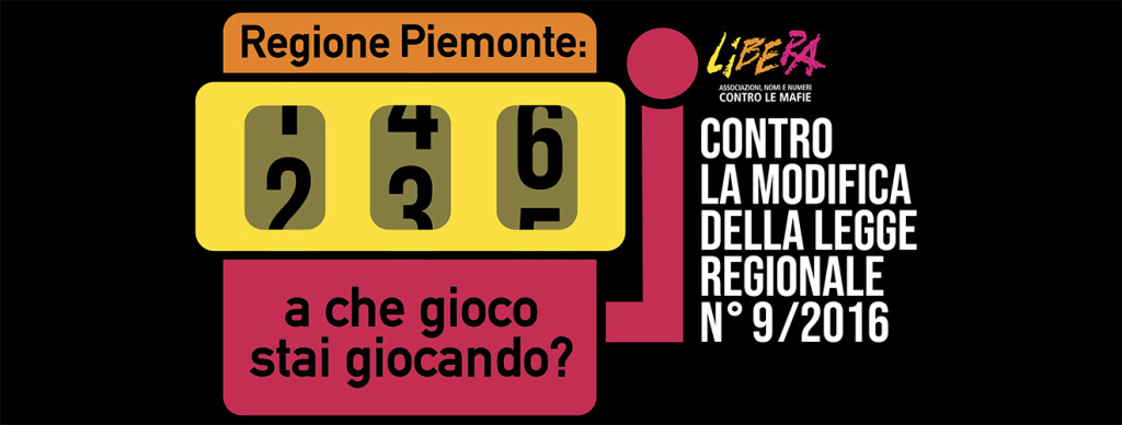 Regione Piemonte: a che gioco stai giocando?