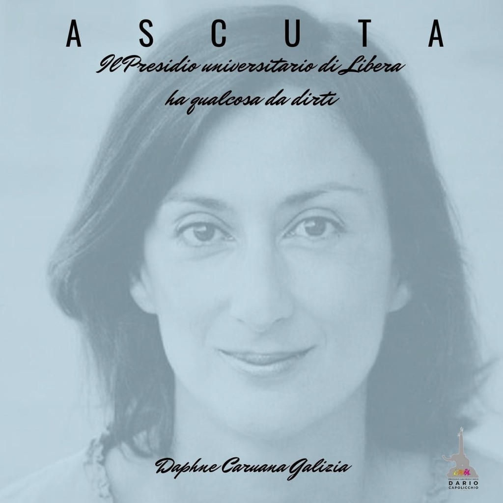 #Ascuta racconta la storia di Daphne Caruana Galizia