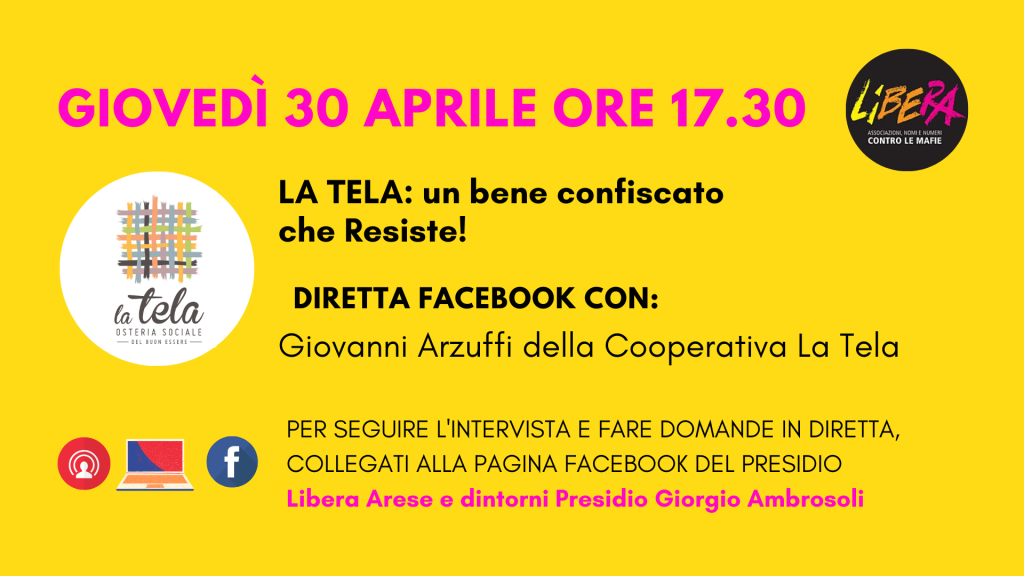 La Tela: un bene confiscato che resiste @DirettaFacebook