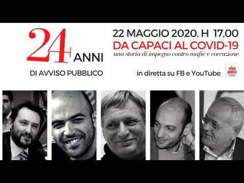 “Da Capaci al Covid-19: una storia di impegno contro mafie e corruzione”