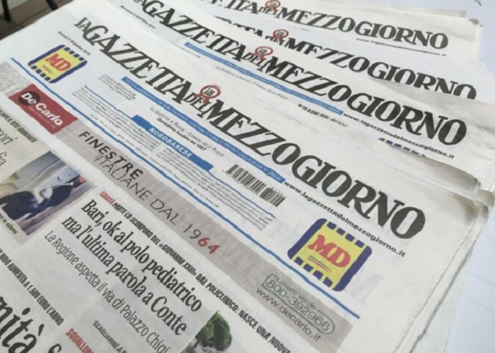 Gazzetta del Mezzogiorno, firmato l’accordo per il prolungamento della cassa integrazione