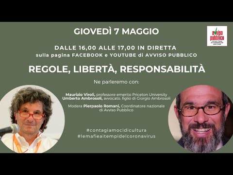 Regole, libertà, responsabilità, #Contagiamocidicultura