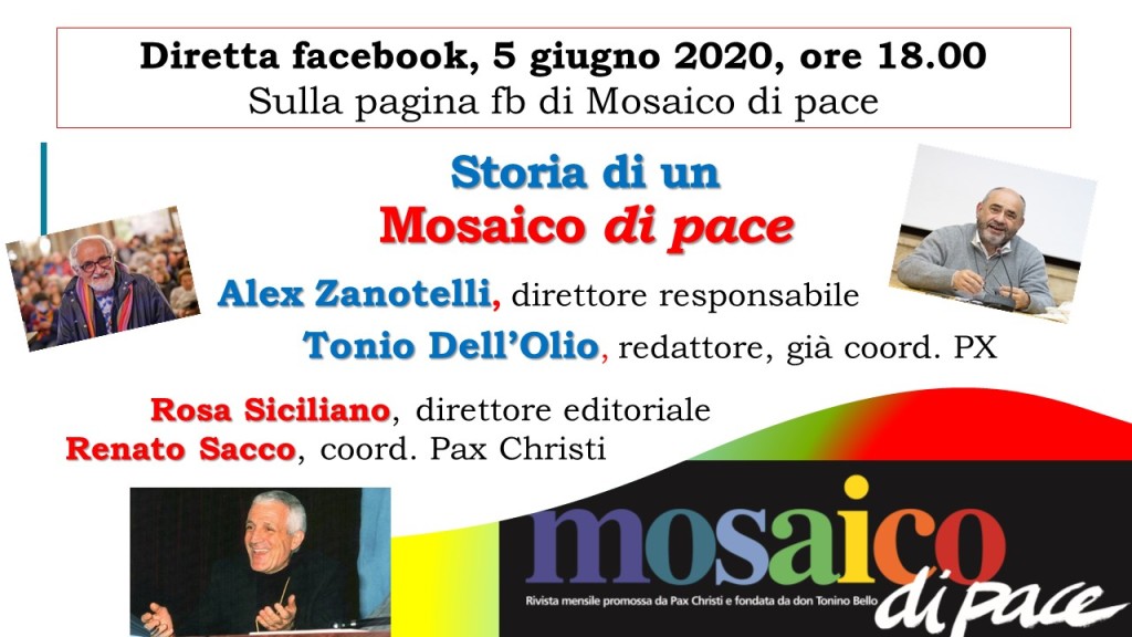 Storia di un Mosaico di Pace, diretta Facebook 5/6