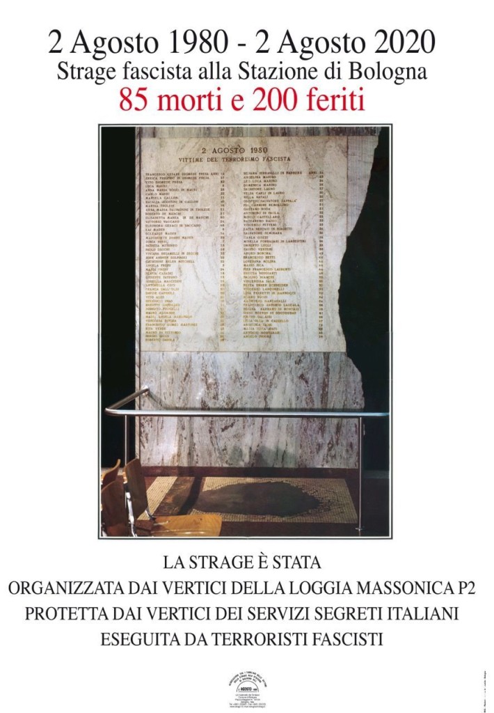 Un manifesto per non dimenticare il 2 agosto 1980