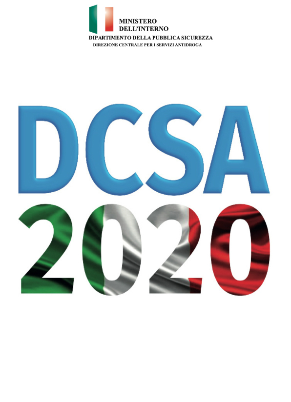 DCSA 2020, il report dell’antidroga in Italia