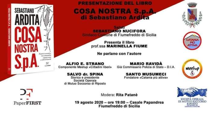 Fiumefreddo di Sicilia 19 agosto: “Cosa nostra S.p.A”