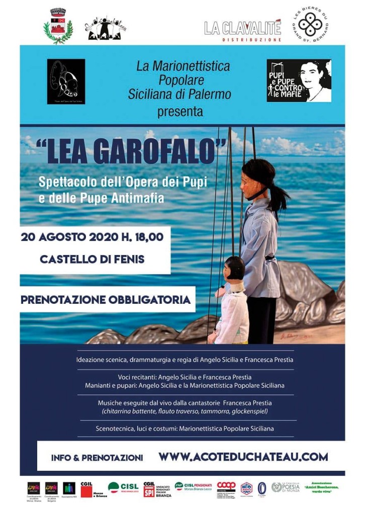 Castello di Fenis (AO) 20 agosto: spettacolo “Lea Garofalo”