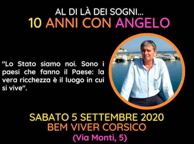 Corsico (MI) 5 settembre, in ricordo di Angelo Vassallo