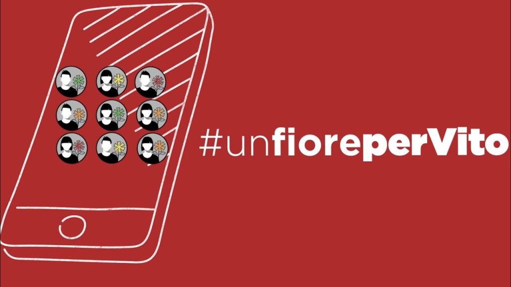 Domenica 22 novembre, “Un fiore per Vito” campagna social