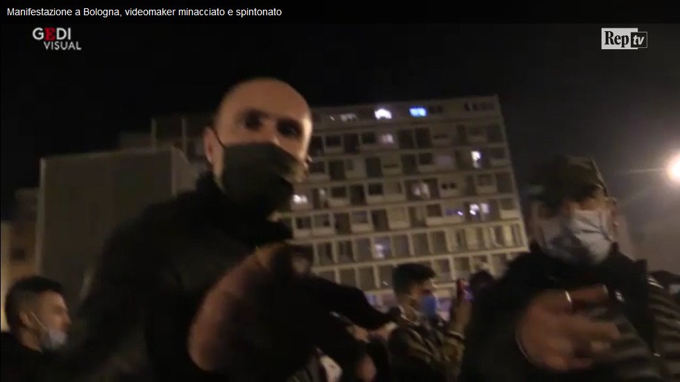 Videomaker minacciato a Bologna, solidarietà a Lo Muzio di Aser e Fnsi