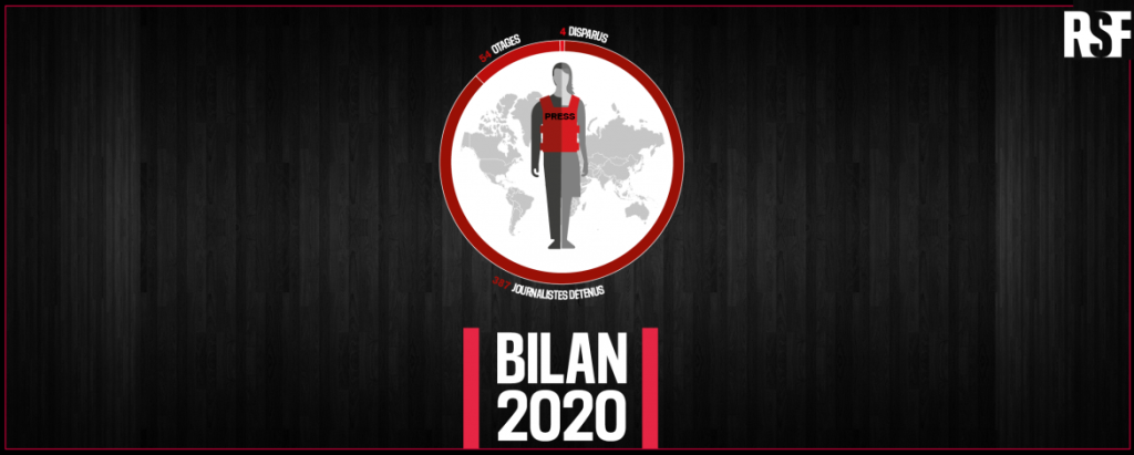 Rapporto RSF 2020: aumento del 35% di giornaliste donne in detenzione arbitraria
