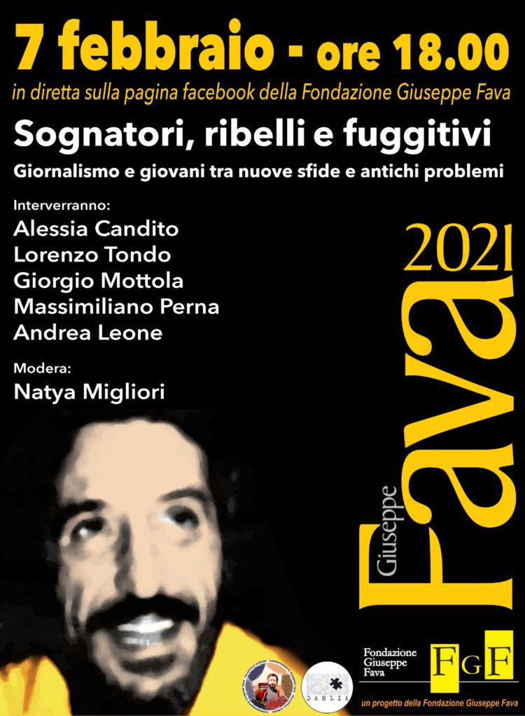 Fondazione Fava, webinar 7 gennaio su giornalismo e giovani tra nuove sfide e antichi problemi