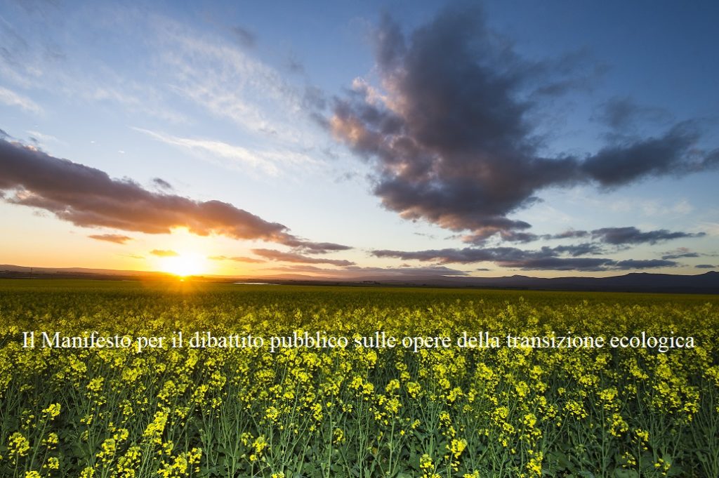 Manifesto per il dibattito pubblico sulle opere della transizione ecologica