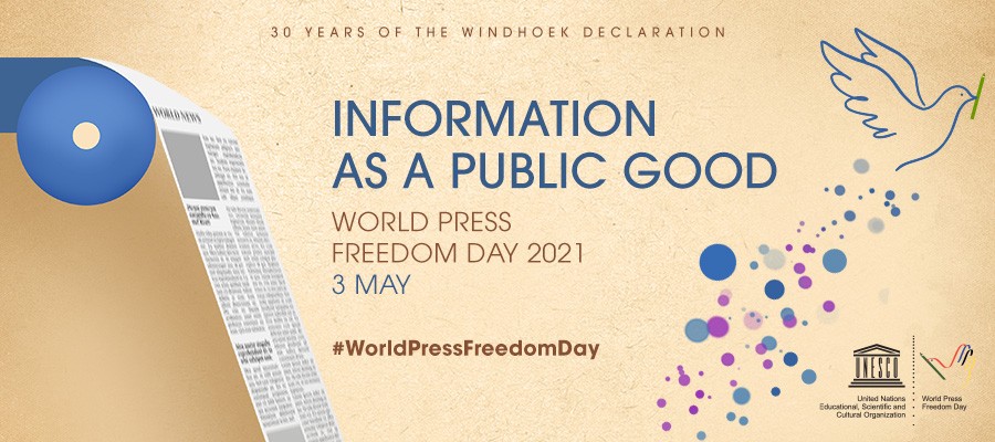 World Press Freedom, 3 May 2021