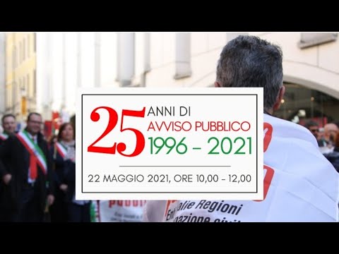 “1996 – 2021: 25 anni di antimafia sociale”. Buon compleanno Avviso Pubblico