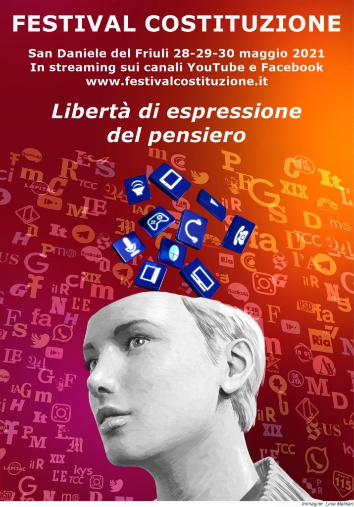 Festival Costituzione, San Daniele del Friuli (UD) dal 28 al 30/5 anche in streaming
