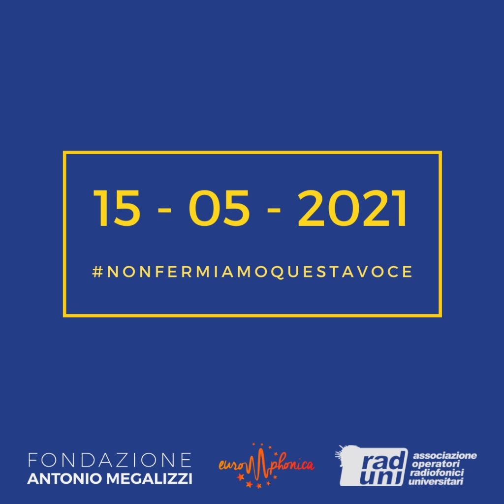 “Non fermiamo questa voce”, maratona radiofonica in ricordo di Antonio Megalizzi