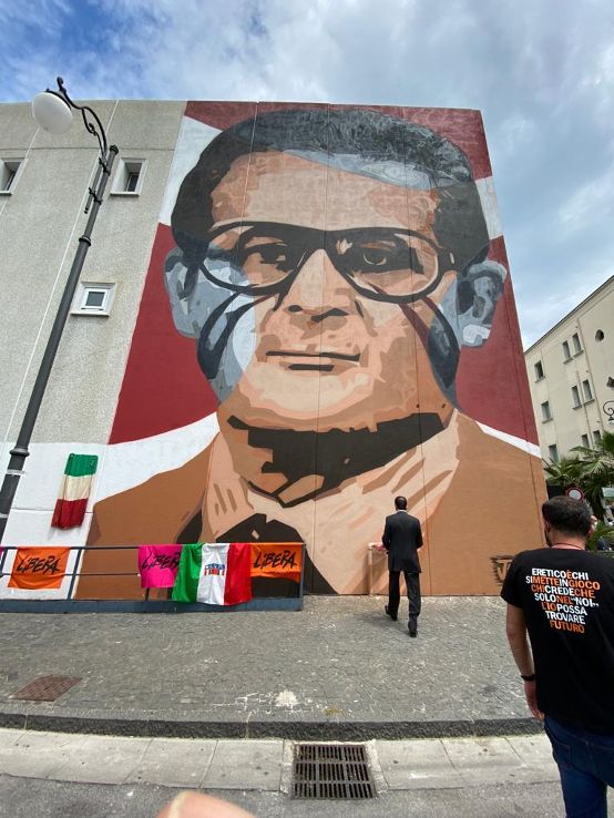 A Pagani il murales per Marcello Torre, ucciso su ordine di Cutolo
