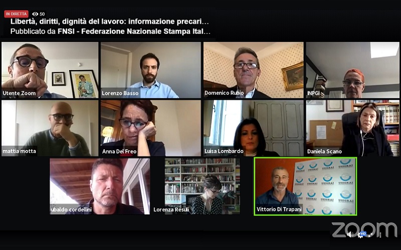 ‘Informazione precaria, democrazia precaria’: «Serve un patto per l’articolo 21 della Costituzione»