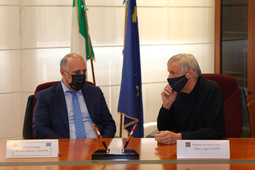 Siglato un protocollo d’intesa tra la Direzione Investigativa Antimafia e l’associazione Libera