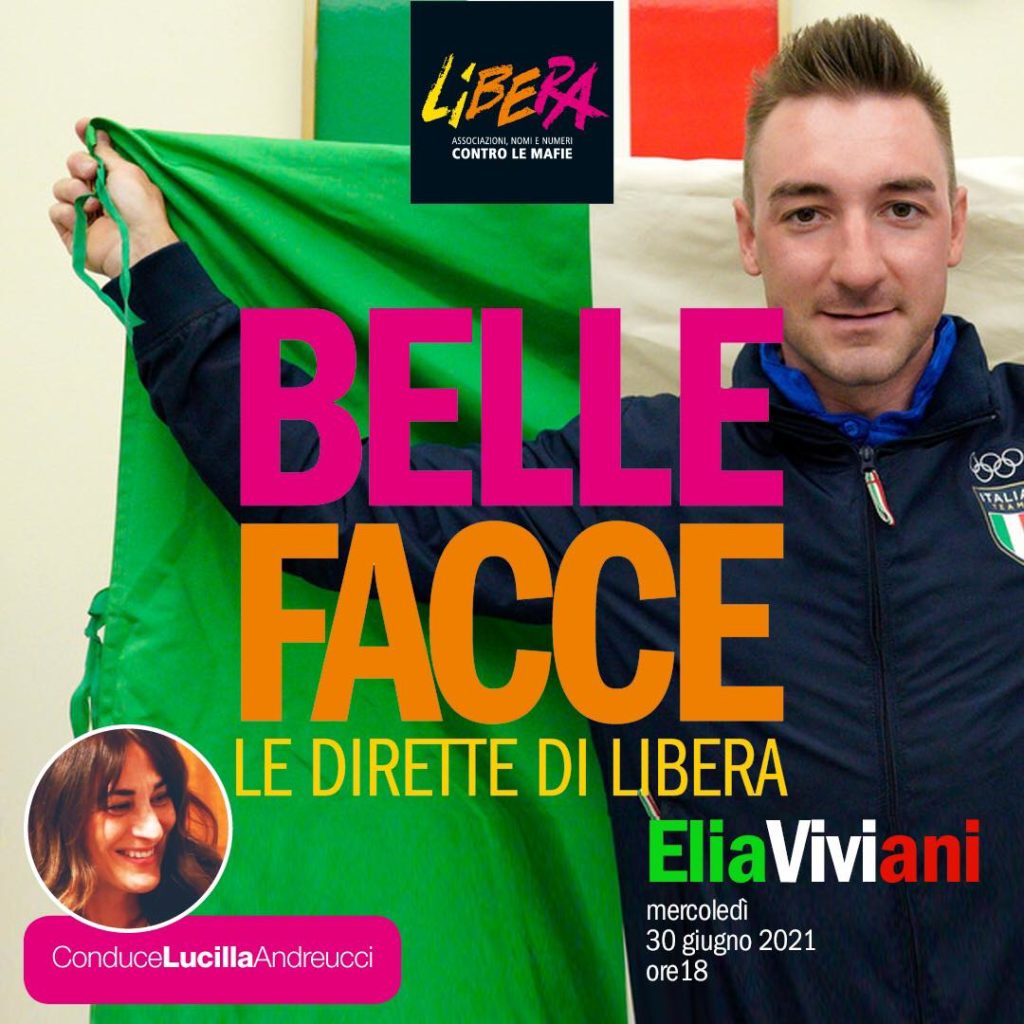“Belle Facce” mercoledì 30/6 con Elia Viviani, portabandiera Italia alle prossime Olimpiadi