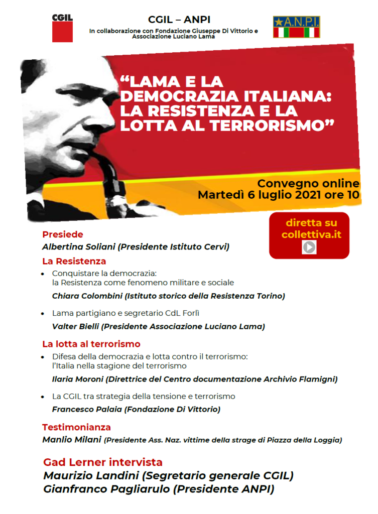 “Lama e la democrazia italiana: la Resistenza e la lotta al terrorismo”