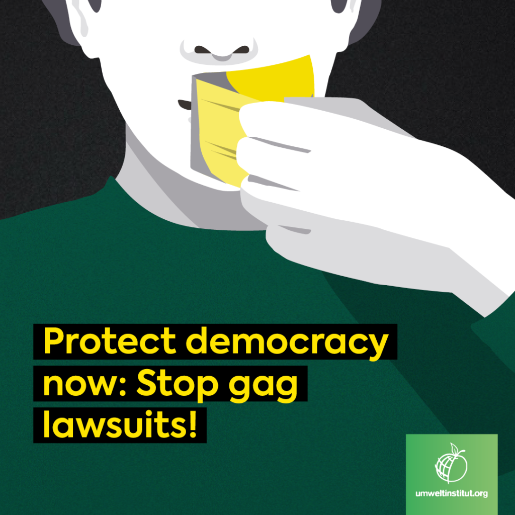 Proteggi la democrazia ora: ferma le SLAPP, le cause legali per intimidazione!