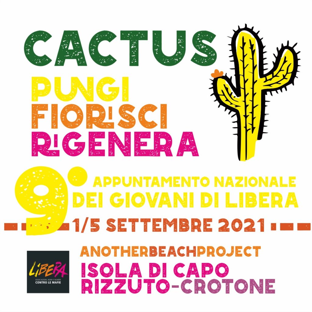 9° raduno Giovani di Libera: dal 1 al 5 settembre a Isola di Capo Rizzuto (KR)
