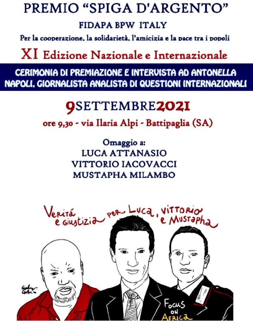 Il Premio “Spiga d’argento Fidapa Bpw Italy” ad Antonella Napoli