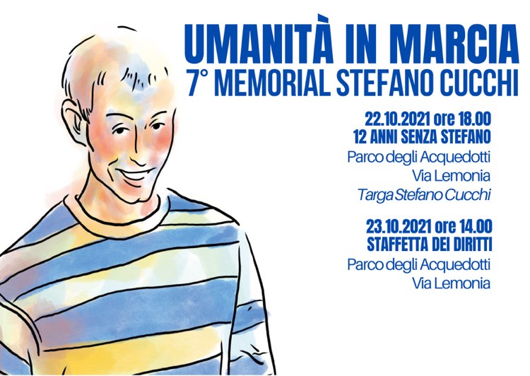 7° Memorial Stefano Cucchi, Roma 22/23 ottobre 2021