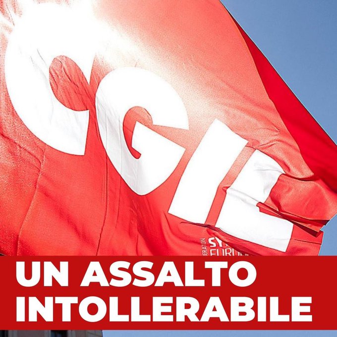 “Il lavoro non ha paura”. Assemblea dopo assalto fascista a sede Cgil