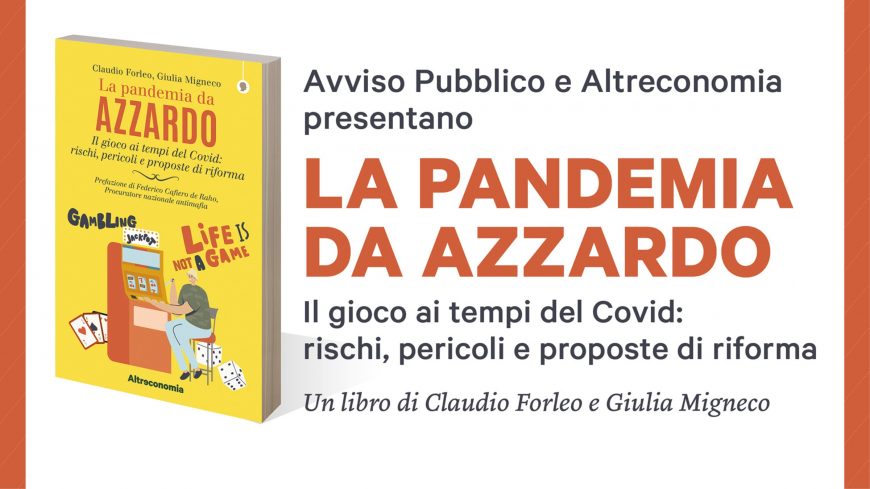 “La pandemia da azzardo”: dal 30 novembre all’1 dicembre tre incontri in Emilia-Romagna